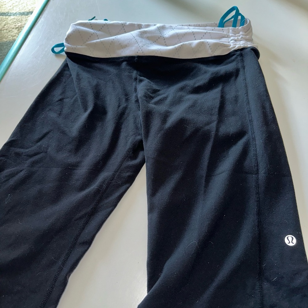 lululemon athletica Black and White Leggings